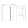 GRADE A1 - 500 x 700mm Illuminated Bathroom Mirror with Demister & Touch Sensor - Capella