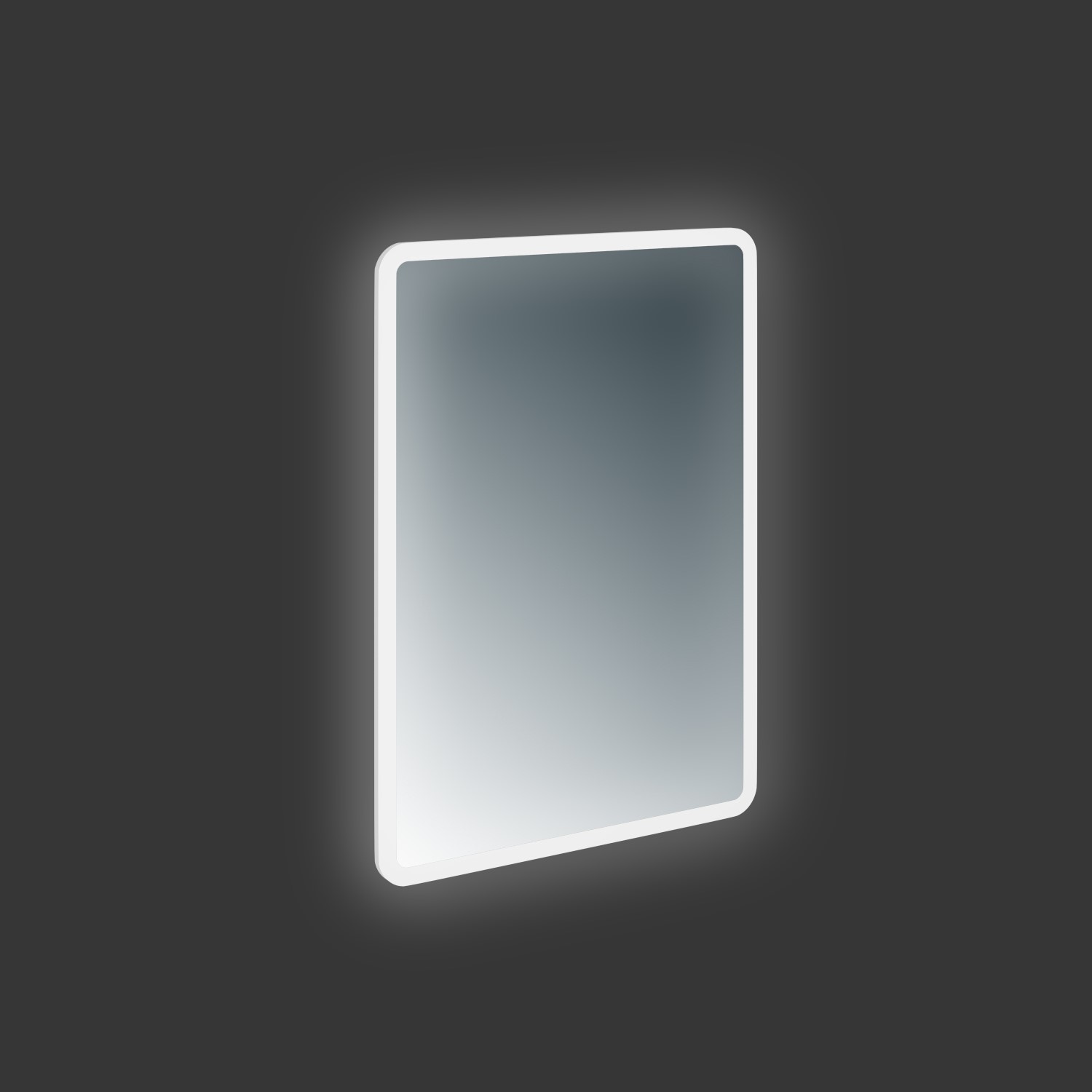 GRADE A1 - Rectangular LED Bathroom Mirror with Demister 500 x 700mm ...