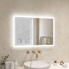 Rectangular LED Bathroom Mirror with Demister 500 x 700mm - Ariel