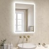 Rectangular LED Bathroom Mirror with Demister 500 x 700mm - Ariel