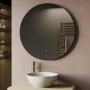 ONLY OPENED - 800 x 800mm Round Backlit Mirror - Luna