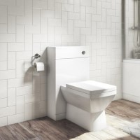 GRADE A2 - 500mm White Back to Wall WC Toilet Unit - Ashford GRADE A2 - 500mm White Back to Wall WC Toilet Unit - Ashford