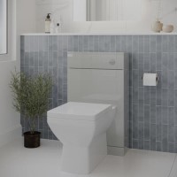 500mm Grey Back to Wall Toilet Unit Only - Ashford 500mm Grey Back to Wall Toilet Unit Only - Ashford
