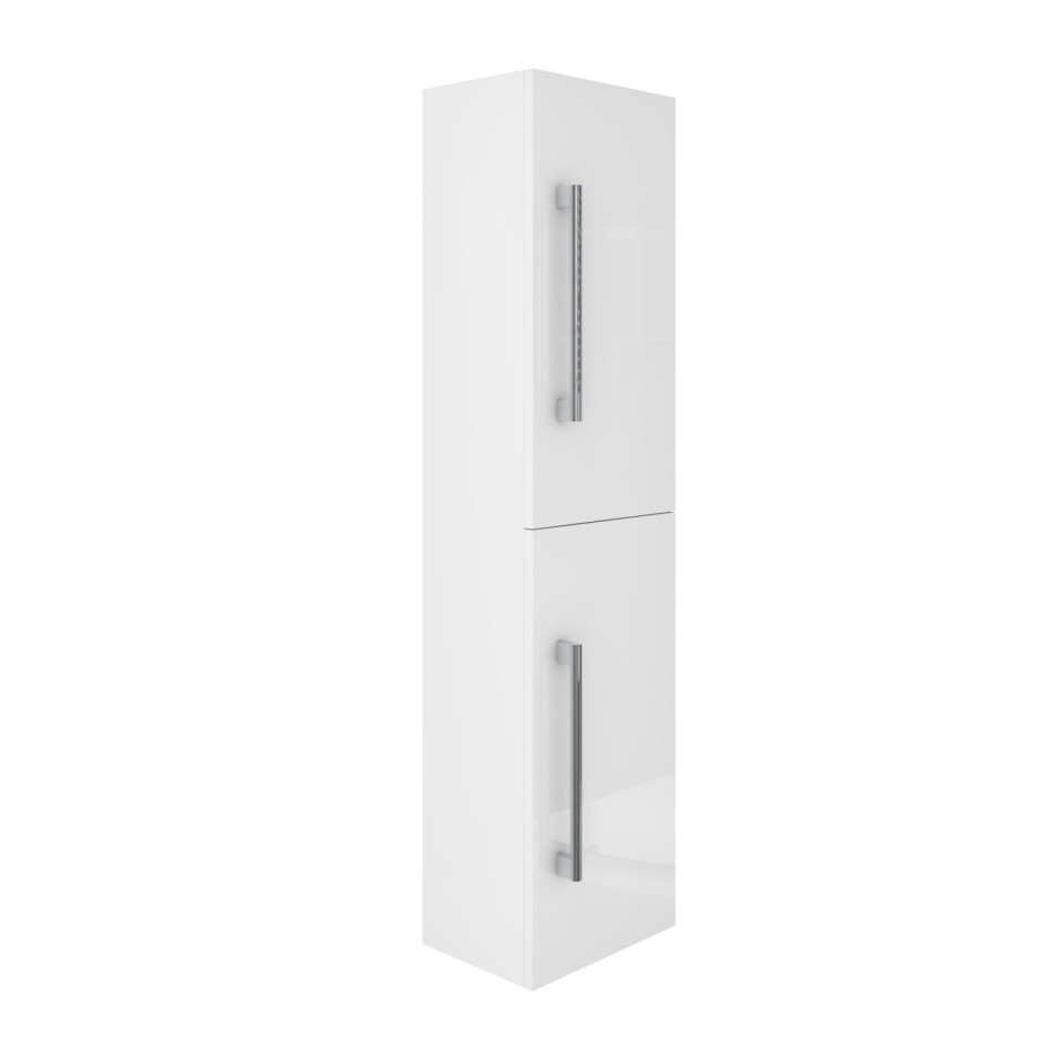 1400mm Wall Hung Tall Boy Bathroom White Ashford Better