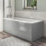 1500mm Wooden Grey Gloss Bath Front Panel - Ashford