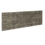 GRADE A1 - 1500mm Grey Wood Grain Bath Front Panel - Ashford