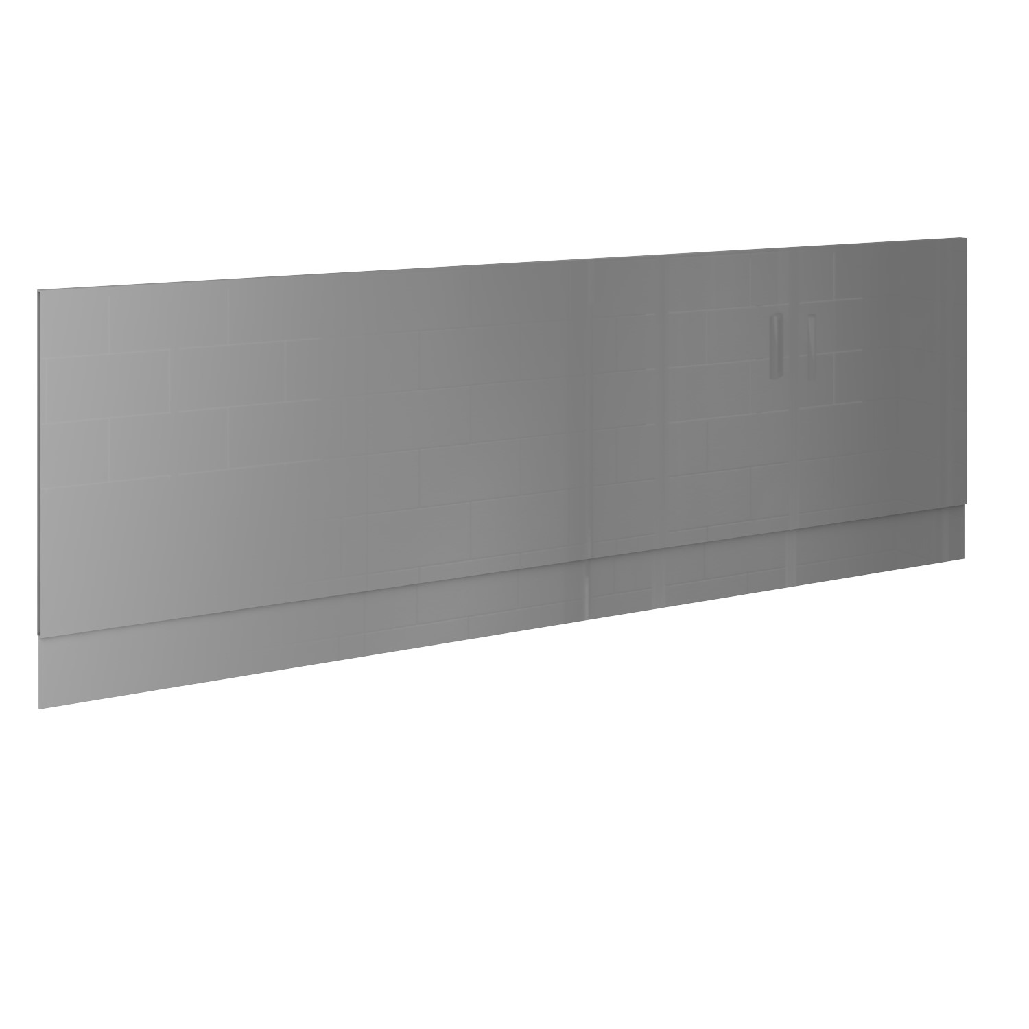 1700mm Grey Gloss Bath Front Panel Ashford Better Bathrooms