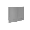 GRADE A1 - 700mm Grey Gloss Bath End Panel - Ashford