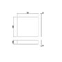 GRADE A1 - 700mm Grey Gloss Bath End Panel - Ashford