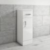 GRADE A1 - 300mm Bathroom Storage Unit White - Classic