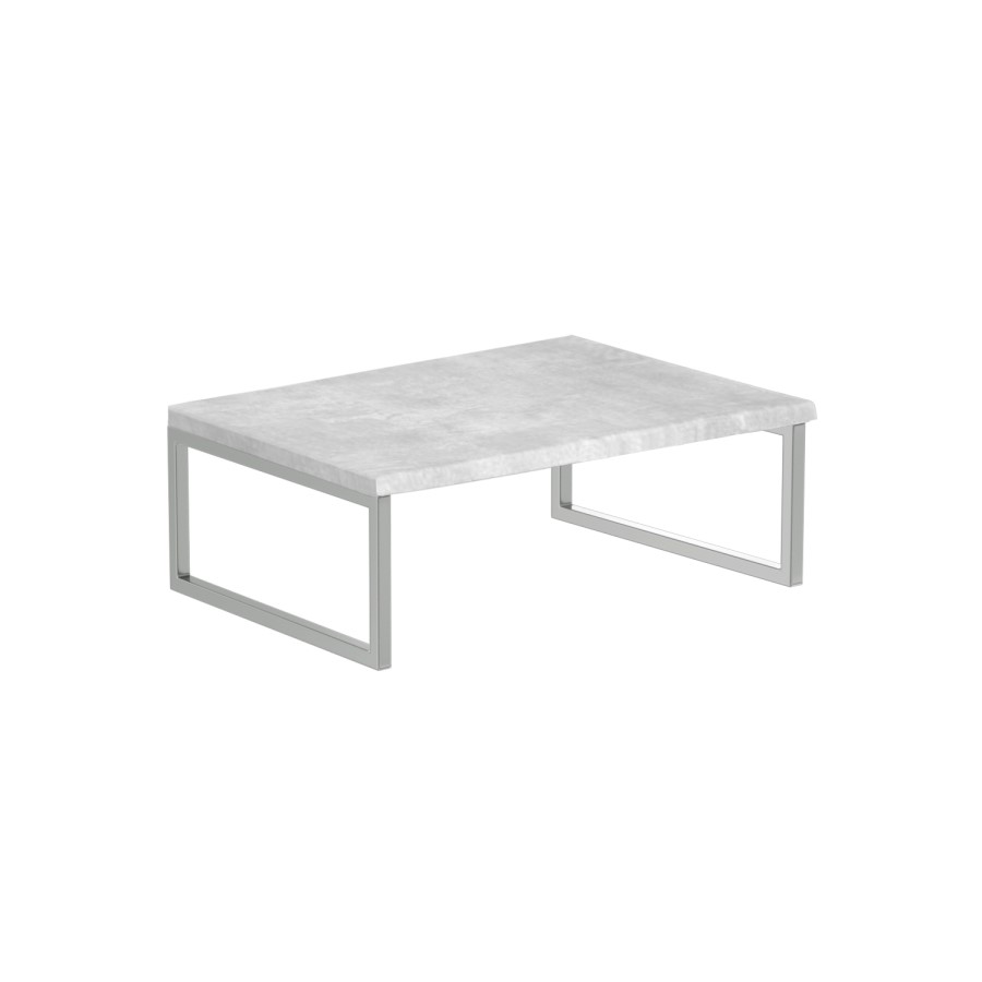 600mm Concrete Effect Countertop Basin Shelf Only - Lund