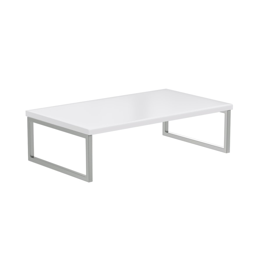 800mm White Countertop Basin Shelf Only - Lund