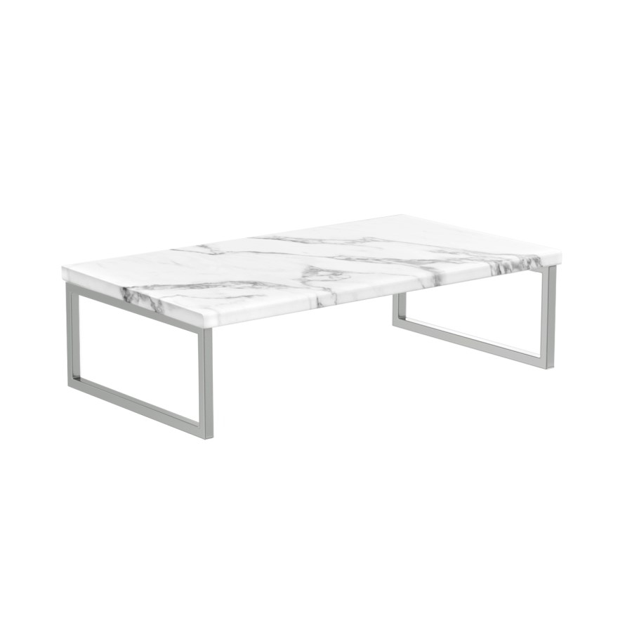 800mm Marble Effect Countertop Basin Shelf Only - Lund