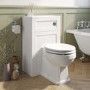 GRADE A2 - 500mm White Back to Wall Toilet Unit Only - Baxenden