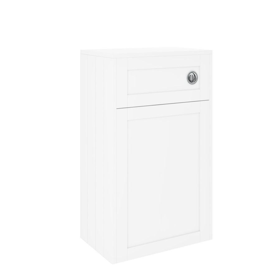 GRADE A2 - 500mm White Back to Wall Toilet Unit Only - Baxenden