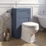 500mm Blue Back to Wall Toilet Unit Only - Baxenden