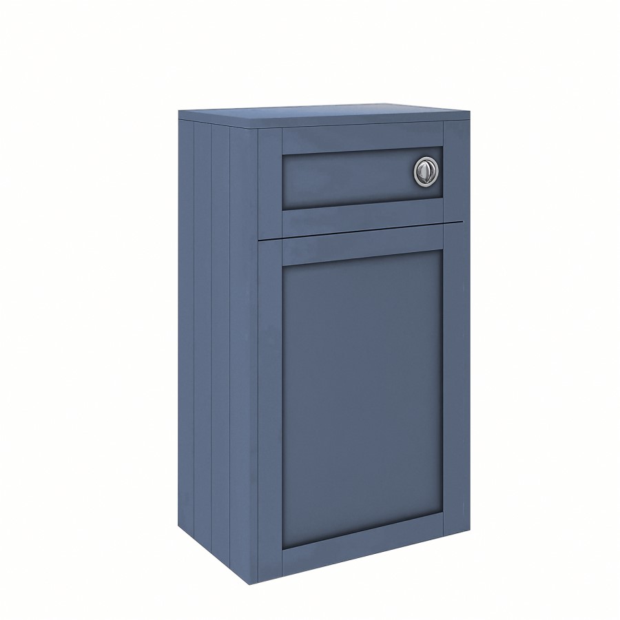 500mm Blue Back to Wall Toilet Unit Only - Baxenden