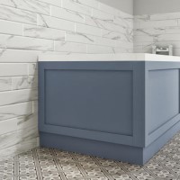 Baxenden Wooden Matt Blue 750mm End Bath Panel Baxenden Wooden Matt Blue 750mm End Bath Panel