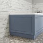 GRADE A1 - Baxenden Matt Blue 800mm End Bath Panel
