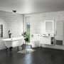 500mm Matt White WC Toilet Unit - Sion