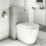 GRADE A1 - 500mm Concrete Effect WC Toilet Unit - Sion