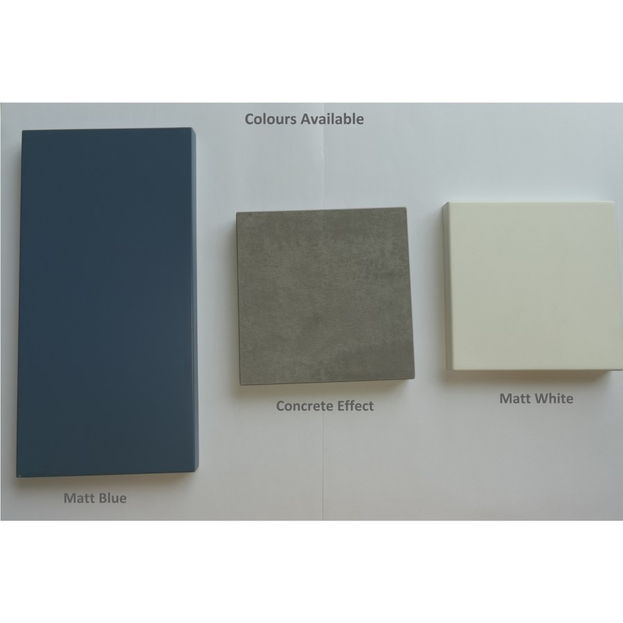 GRADE A1 - 500mm Concrete Effect WC Toilet Unit - Sion