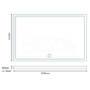 1300 x 700mm Stone Resin Low Profile Rectangular Shower Tray - Slim Line