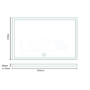 1300 x 760mm Stone Resin Low Profile Rectangular Shower Tray - Slim Line