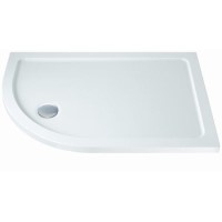Offset Quadrant Left Hand Low Profile Shower Tray 1000 x 900mm - Slim Line Offset Quadrant Left Hand Low Profile Shower Tray 1000 x 900mm - Slim Line