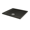 Slim Line Black Sparkle 800 x 800 Square Shower Tray