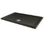 Slim Line Black Sparkle 800 x 760 Rectangular Shower Tray