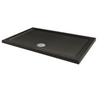 Slim Line Black Sparkle 1700 x 700 Rectangular Shower Tray