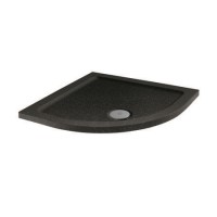 Slim Line Black Sparkle 800 x 800 Quadrant Shower Tray