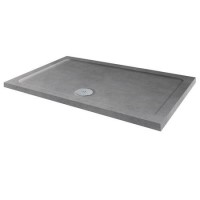 Slim Line Grey Sparkle 1300 x 800 Rectangular Shower Tray