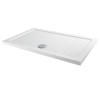 Slim Line White Sparkle 800 x 700 Rectangular Shower Tray