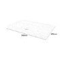 Slim Line White Sparkle 900 x 800 Rectangular Shower Tray