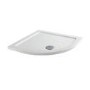 Slim Line White Sparkle 900 x 900 Quadrant Shower Tray