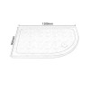 Slim Line White Sparkle 1200 x 900 Right Hand Offset Quadrant Shower Tray