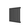 Anthracite Horizontal Single Panel Radiator 600 x 604mm - Mojave