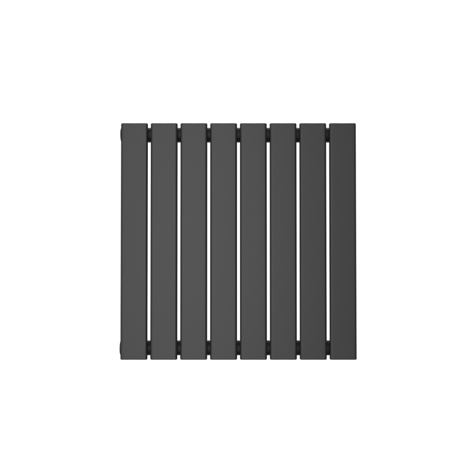 Anthracite Horizontal Single Panel Radiator 600 x 604mm - Mojave