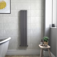 Anthracite Vertical Single Panel Radiator 1600 x 300mm - Mojave Anthracite Vertical Single Panel Radiator 1600 x 300mm - Mojave