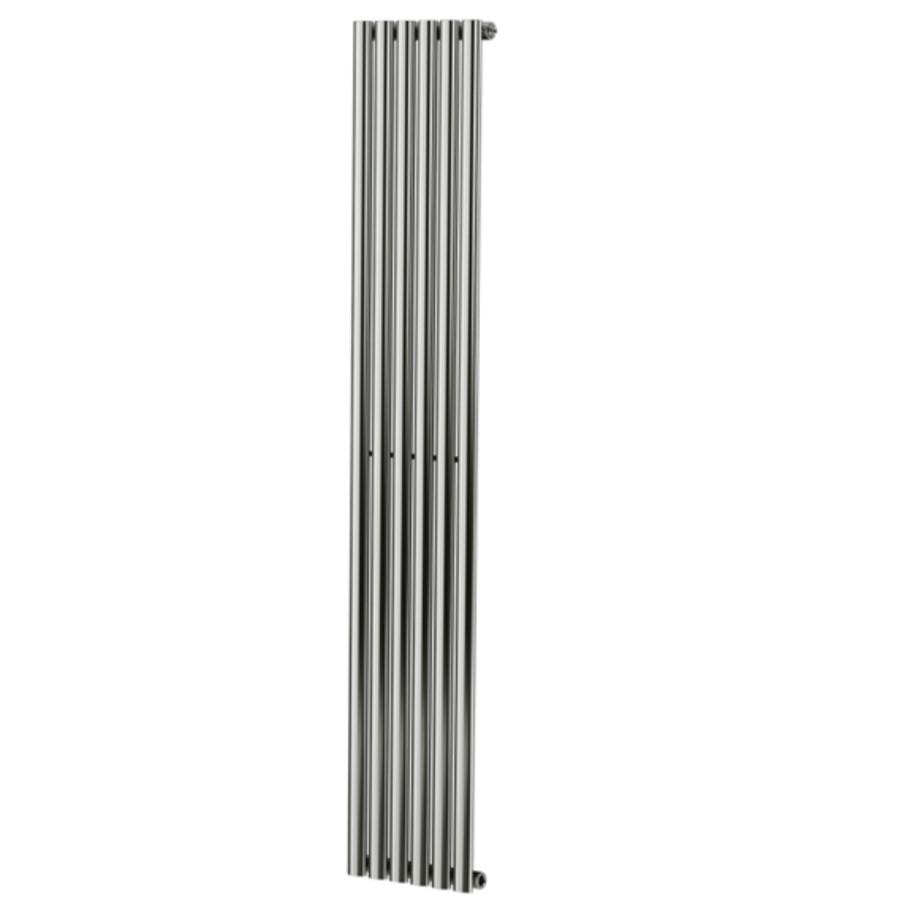 GRADE A1 - Margo Chrome Single Panel Vertical Radiator - 1600 x 360mm