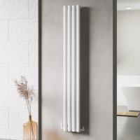 GRADE A1 - White Vertical Single Panel Radiator 1600 x 240mm - Margo