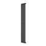 GRADE A1 - Anthracite Vertical Single Panel Radiator 1600 x 240mm - Margo