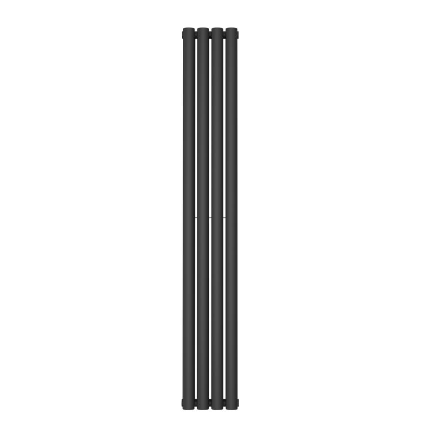 Anthracite Vertical Double Panel Radiator 1600 x 240mm - Margo
