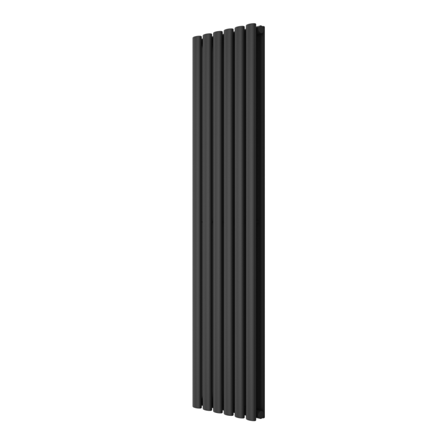 GRADE A2 - Anthracite Vertical Double Panel Radiator 1600 x 360mm - Margo