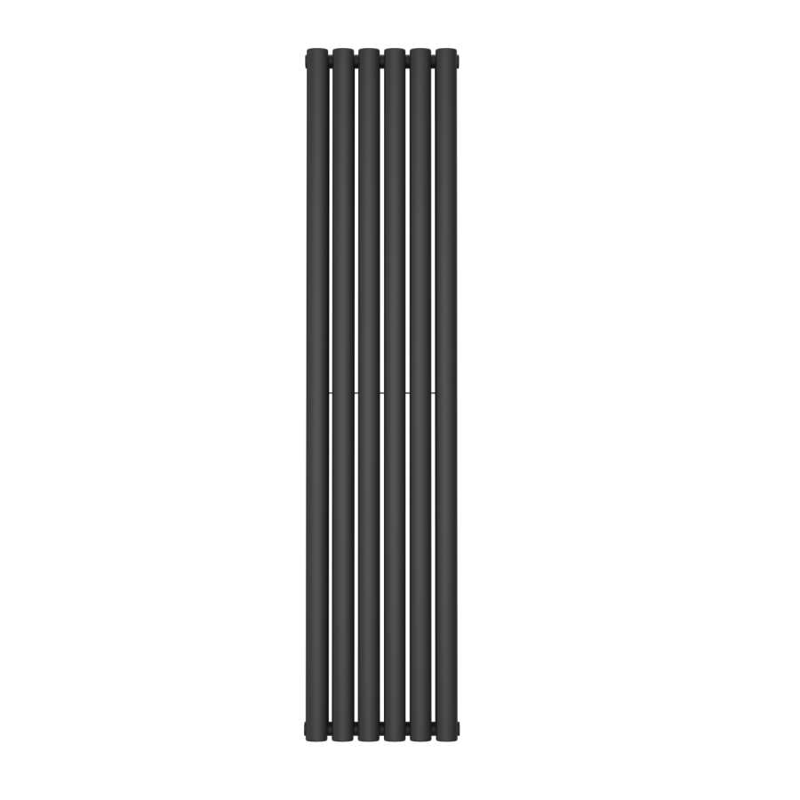 GRADE A2 - Anthracite Vertical Double Panel Radiator 1600 x 360mm - Margo