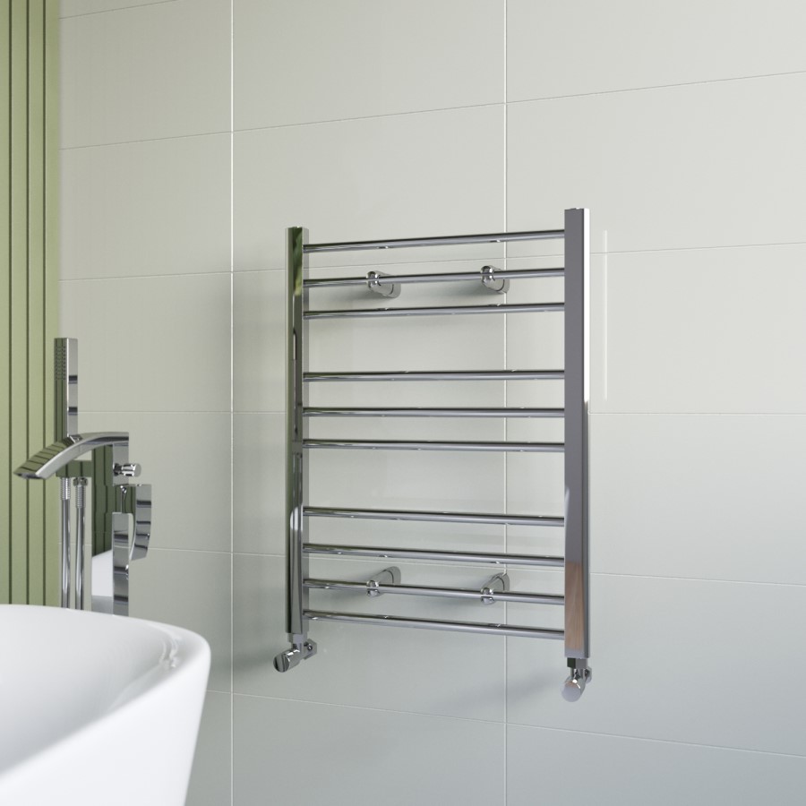 Chrome Towel Radiator 800 x 600mm - Sahara