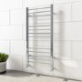 GRADE A1 - 1000mm x 500mm Straight Chrome Towel Rail - Sahara