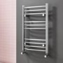 GRADE A1 - Gobi Chrome Heated Towel Rail - 800 x 500mm